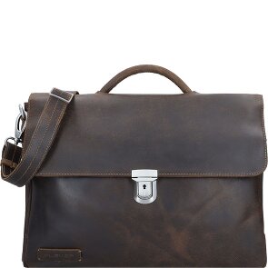 Plevier Vintage Oxford Aktentasche RFID Schutz Leder 40 cm Laptopfach Plevier Vintage Oxford Aktentasche RFID Schutz Leder 40 cm Laptopfach