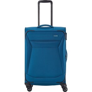 Travelite Chios 4 Rollen Trolley 67 cm mit Dehnfalte