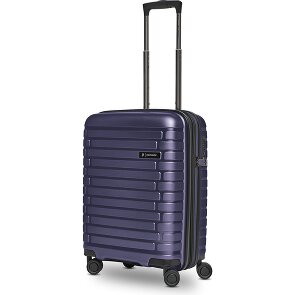 Pactastic Collection 04 THE CABIN + 4 Rollen Kabinentrolley S 55 cm mit Dehnfalte