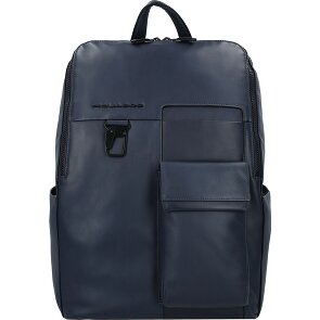 Piquadro Zaino Daypack Leder 34 cm Laptopfach