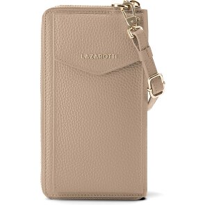 Lazarotti Bologna Leather Zip-Around Geldbörse Handytasche Leder 19 cm