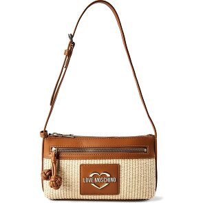 Love Moschino Straw Chic Schultertasche 25 cm