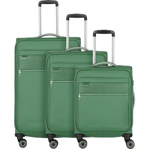 Travelite Miigo 4 Rollen Kofferset 3-teilig mit Dehnfalte
