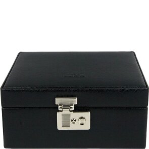 Windrose Beluga Schmuckkasten Leder 19.5 cm
