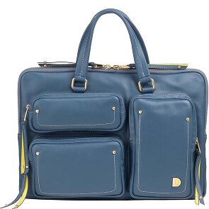 DuDu Pocket Aktentasche Leder 36 cm Laptopfach