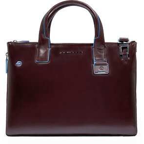 Piquadro Blue Square Shopper Tasche Leder 38 cm Laptopfach mit Dehnfalte Piquadro Blue Square Shopper Tasche Leder 38 cm Laptopfach mit Dehnfalte