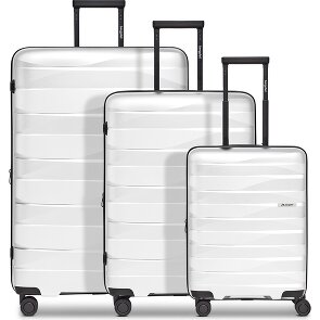 Bergpfeil Travel 4 Rollen Kofferset 3-teilig mit Dehnfalte