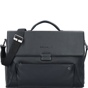 Piquadro Aktentasche Leder 42 cm Laptopfach
