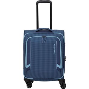 Travelite Corsiica 4 Rollen Kabinentrolley S 55 cm mit Dehnfalte