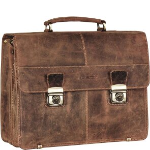Greenburry Vintage XL Aktentasche Leder 40 cm