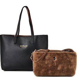 Replay Shopper Tasche Leder 36 cm