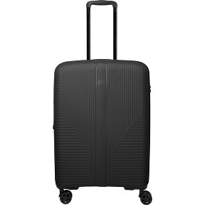 Travelite Air Stripe 4 Rollen Trolley M 66 cm mit Dehnfalte