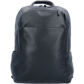 Piquadro Black Square Rucksack Leder 39 cm Laptopfach