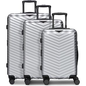 Redolz Essentials 18 2.0 4 Rollen Kofferset 3-teilig mit Dehnfalte