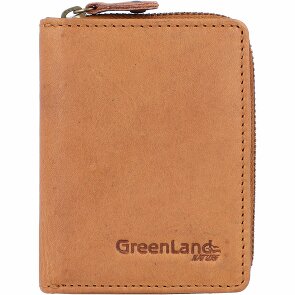 Greenland Nature GreenLand NATURE Geldbörse RFID Schutz Leder 7 cm