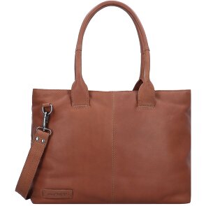 Plevier Structure Antilla Schultertasche RFID Schutz Leder 40 cm Laptopfach