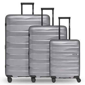 Bergpfeil Travel 4-Rollen Kofferset 3-tlg. mit Dehnfalte
