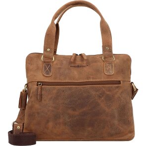 Greenburry Vintage Aktentasche Leder 37 cm Laptopfach