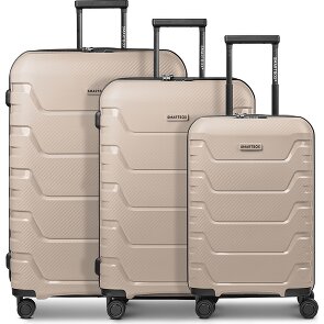 Smartbox Edition 01 4 Rollen Kofferset 3-teilig mit Dehnfalte