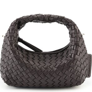LES VISIONNAIRES Greta Micro weave Handtasche Leder 20 cm