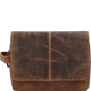 Greenburry Vintage Kulturbeutel Leder 27 cm