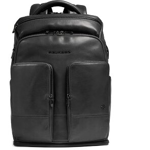 Piquadro Zaino Reiserucksack RFID Leder 44 cm Laptopfach