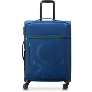 Delsey Paris x United Colors of Benetton Color Bock 4-Rollen Trolley 67 cm mit Dehnfalte