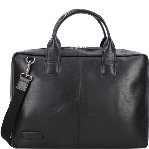 Plevier Rock Basalt Aktentasche Leder 41 cm Laptopfach