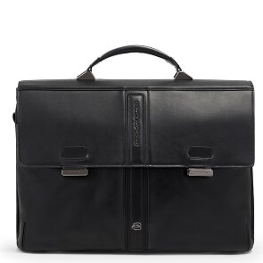 Piquadro Victor Aktentasche RFID Schutz Leder 42 cm Laptopfach