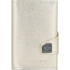 Tru Virtu Click & Slide Kreditkartenetui Geldbörse RFID Leder 6,5 cm