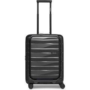Bergpfeil Travel 4 Rollen Kabinentrolley 55 cm Laptopfach mit Dehnfalte Bergpfeil Travel 4 Rollen Kabinentrolley 55 cm Laptopfach mit Dehnfalte