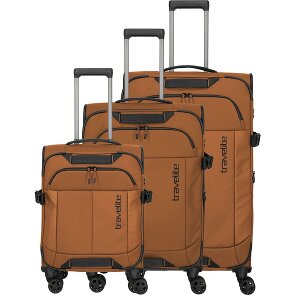 Travelite Briize 4 Rollen Kofferset 3-teilig mit Dehnfalte Travelite Briize 4 Rollen Kofferset 3-teilig mit Dehnfalte