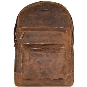 Greenburry Vintage Retro Rucksack Leder 42 cm Laptopfach