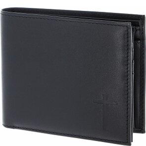 oxmox Leather Geldbörse RFID Schutz Leder 12 cm