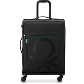 Delsey Paris x United Colors of Benetton Color Bock 4-Rollen Trolley 67 cm mit Dehnfalte