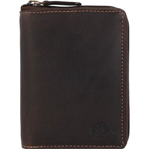 Greenburry Tornado Geldbörse RFID Schutz Leder 10 cm