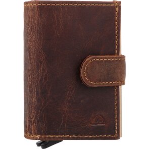 Greenburry Vintage Geldbörse RFID Schutz Leder 8 cm