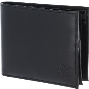 oxmox Leather Geldbörse RFID Schutz Leder 12 cm