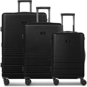 camel active Hanoi 4 Rollen Kofferset 3-teilig mit Dehnfalte