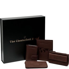 The Chesterfield Brand Kreditkartenetui 4-teiliges Geschenkset Leder 7 cm