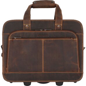 Greenburry Vintage 2 Rollen Businesstrolley 33 cm Laptopfach Greenburry Vintage 2 Rollen Businesstrolley 33 cm Laptopfach