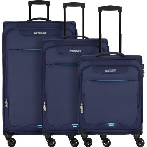 American Tourister Street Roll 4 Rollen Kofferset 3-teilig mit Dehnfalte
