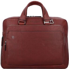 Piquadro Black Square Aktentasche Leder 40 cm Laptopfach