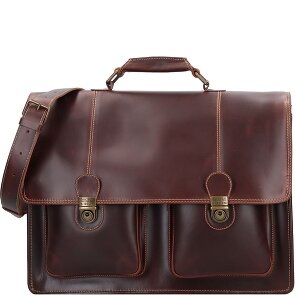 Buckle & Seam Nevada Aktentasche Leder 42 cm Laptopfach Buckle & Seam Nevada Aktentasche Leder 42 cm Laptopfach