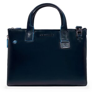 Piquadro Blue Square Shopper Tasche Leder 38 cm Laptopfach mit Dehnfalte Piquadro Blue Square Shopper Tasche Leder 38 cm Laptopfach mit Dehnfalte