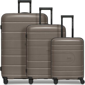 Redolz Essentials 11 4 Rollen Kofferset 3-teilig mit Dehnfalte