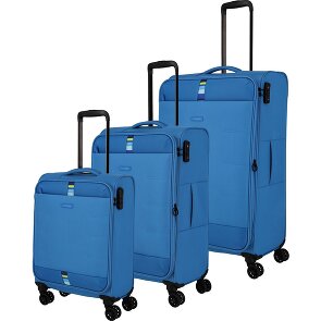Travelite Rügen 4 Rollen Kofferset 3-teilig mit Dehnfalte