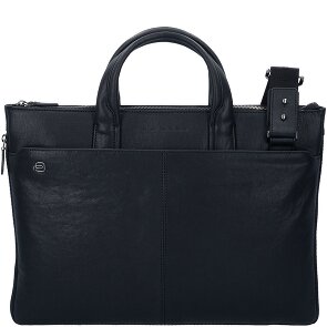 Piquadro Black Square Aktentasche Leder 42 cm Laptopfach Piquadro Black Square Aktentasche Leder 42 cm Laptopfach