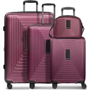 Redolz Essentials 14 4-Rollen Kofferset + Beautycase 4 tlg. mit Dehnfalte