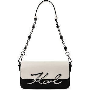Karl Lagerfeld Signature 2.0 Schultertasche Leder 22 cm